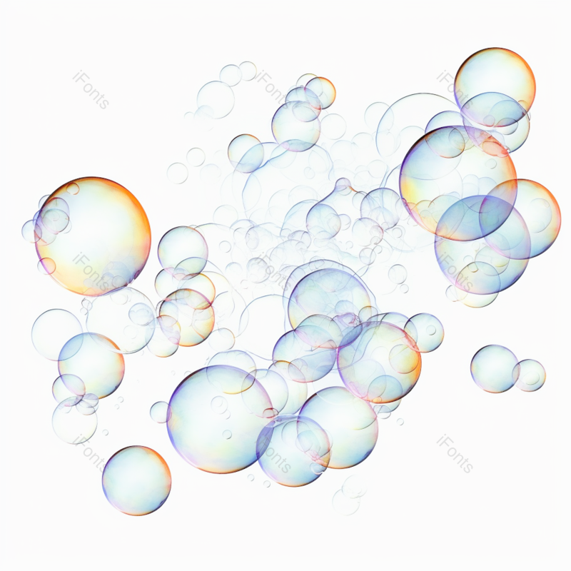 元素图片,气泡元素,泡沫PNG,液体免抠素材